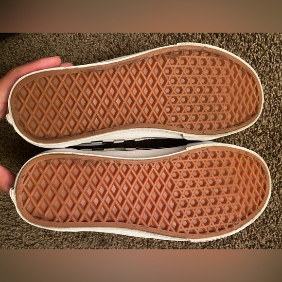 Silver sparkle vans, practically brand new - Picture 5 of 6